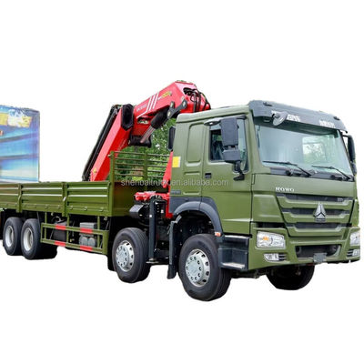 品質  CRANE China SinoTruck HOWO 8x4 12 Wheels Truck Crane 16 20 TRUCK 25 Ton Knuckle Boom Lorry Mounted Crane For Sale 工場