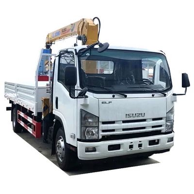 品質  CRANE TRUCK New ISUZU 6.3T Truck Mounted Crane Lorry Mounted Crane With Foldable Arm For Sale 工場
